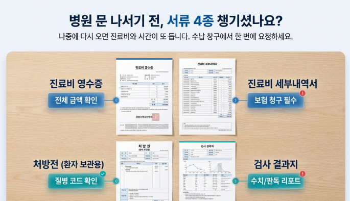 실손 보험·서류 준비, 이것 모르면 재검 비용만 날립니다