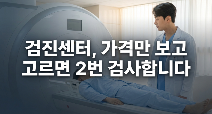 가격 싼 곳"이 아니라 "추가검사 비용이 덜 새는 곳"을 고르는 기준을 정리합니다.